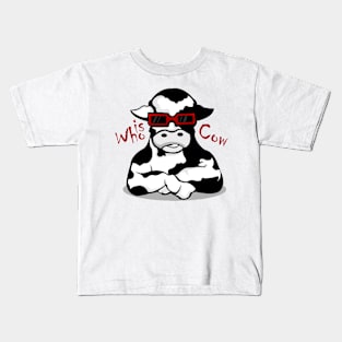 Who Is Cow ? Kids T-Shirt